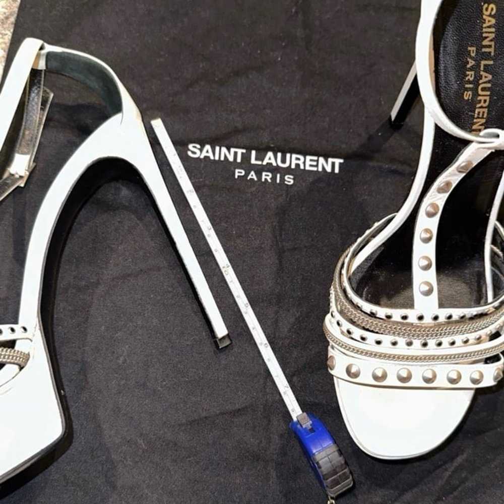 Saint Laurent Alice Studded Platform Sandals - Si… - image 11