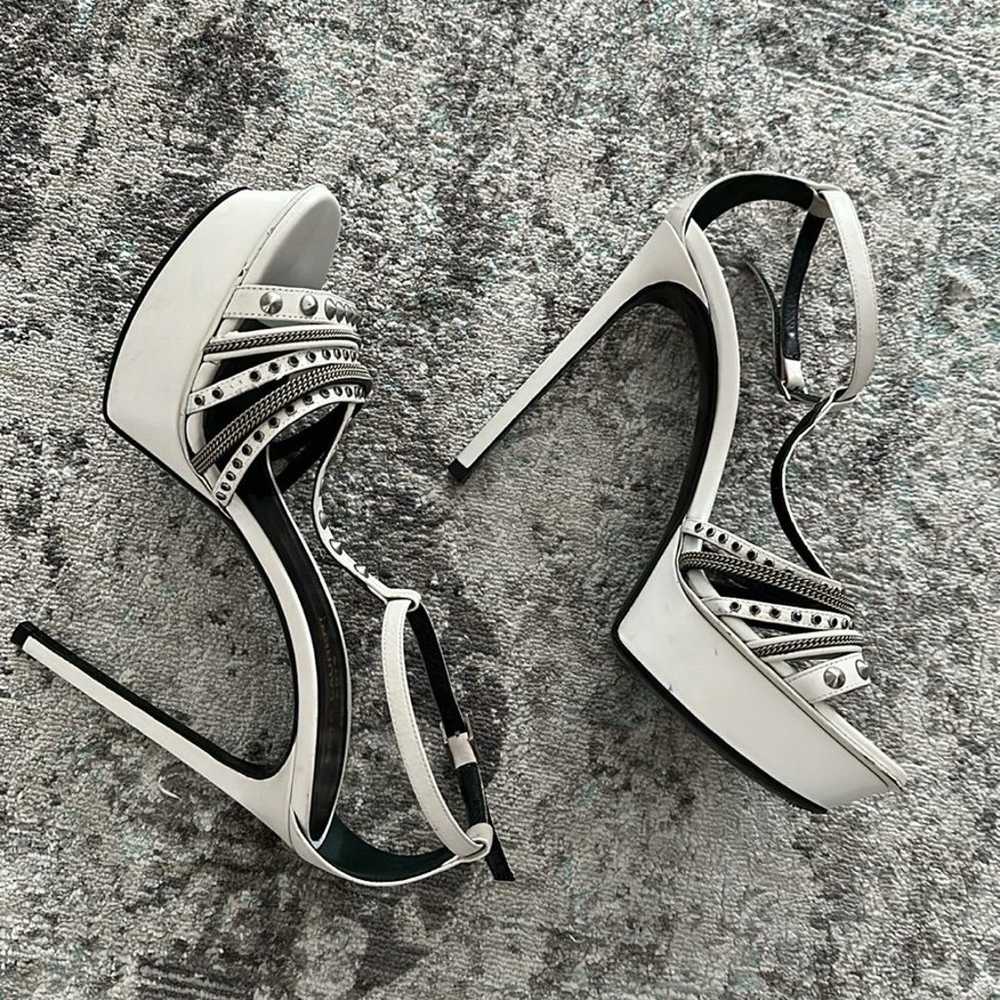 Saint Laurent Alice Studded Platform Sandals - Si… - image 5