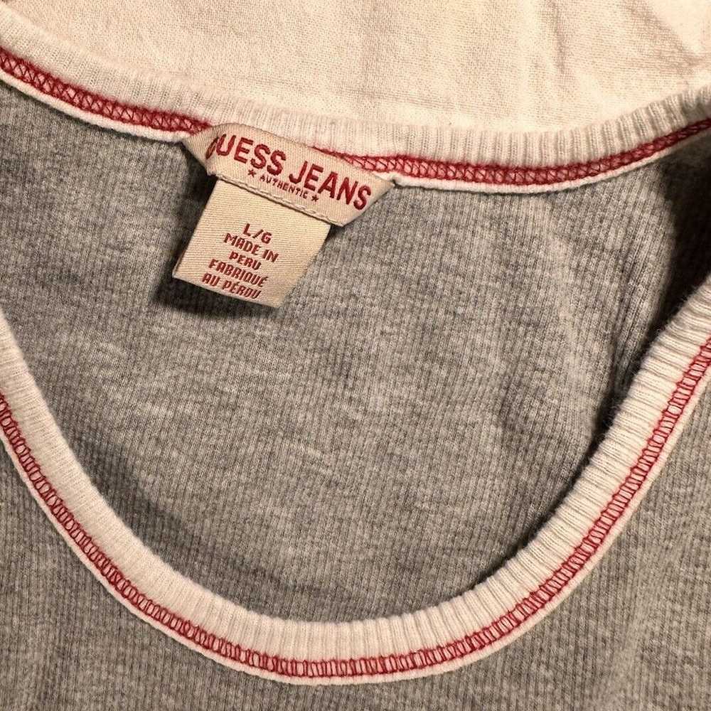 Guess Jeans Vintage Y2K United Divas Ribbed Tank … - image 4