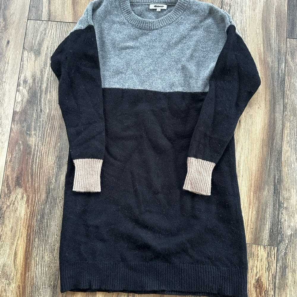 Madewell color block sweater dress - image 1