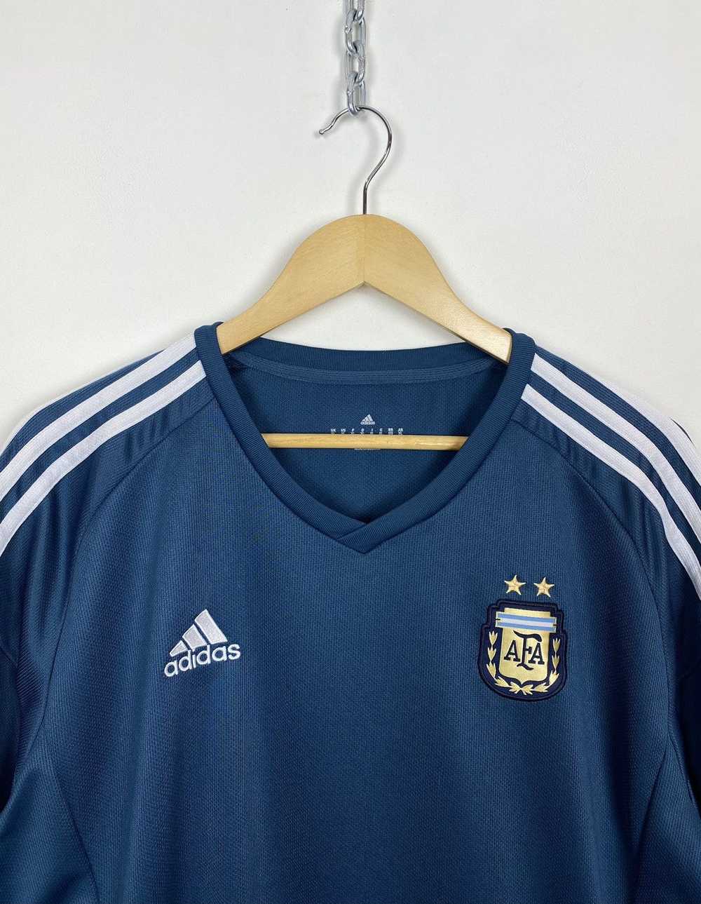 Adidas × BLOKE × Soccer Jersey Vintage Adidas Arg… - image 3