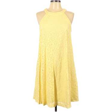 Betsey Johnson Lace Shift Dress Yellow