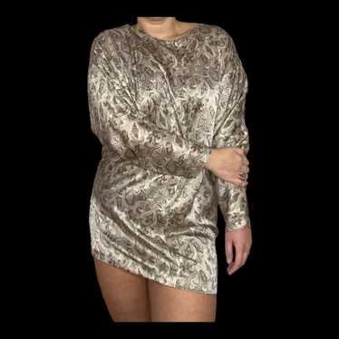 Debora Kuchme Vintage 100% silk dolman dress Size… - image 1