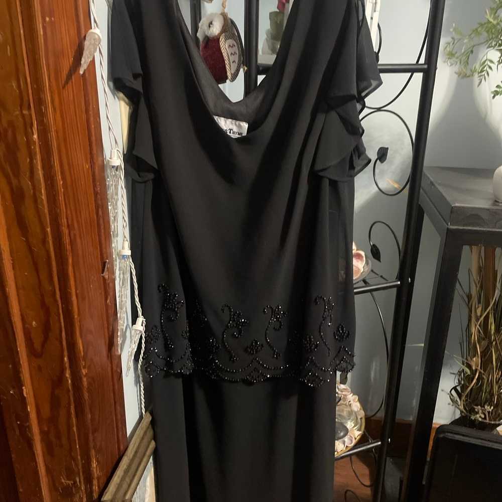 Another Thyme all black maxi dress - image 1