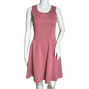 Bar III Dress Womens Large Pink Fit & Flare Mini S