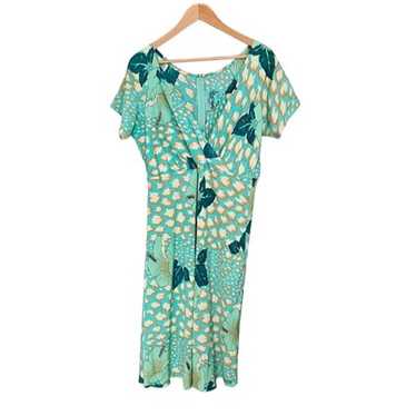 Women's - Rainbow Jo Floral Hawaiian Dress, Size … - image 1