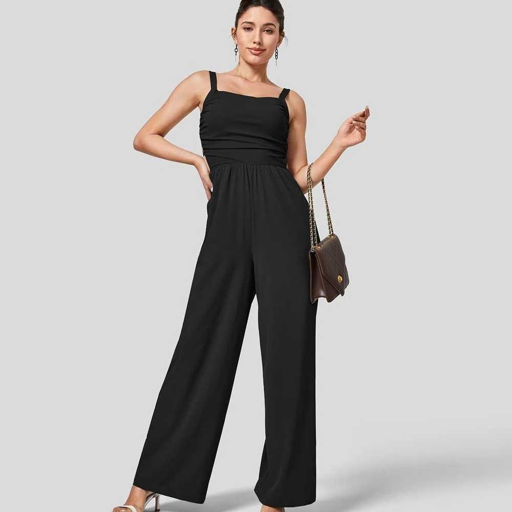 Black Backless Jumpsuit - image 2