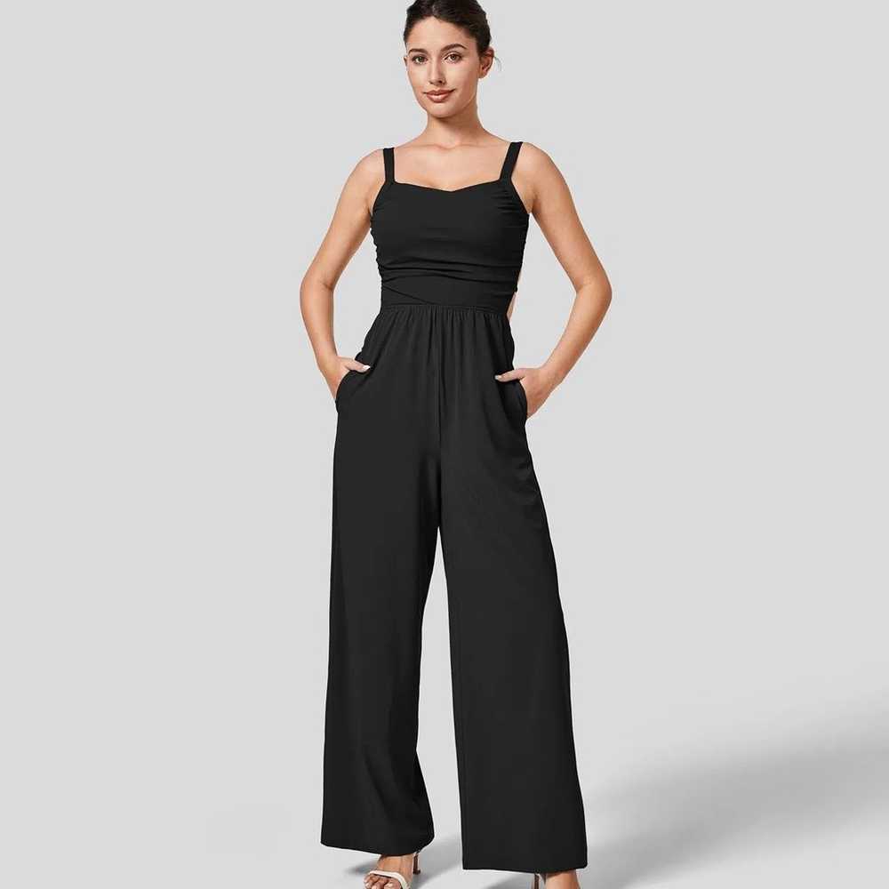 Black Backless Jumpsuit - image 3