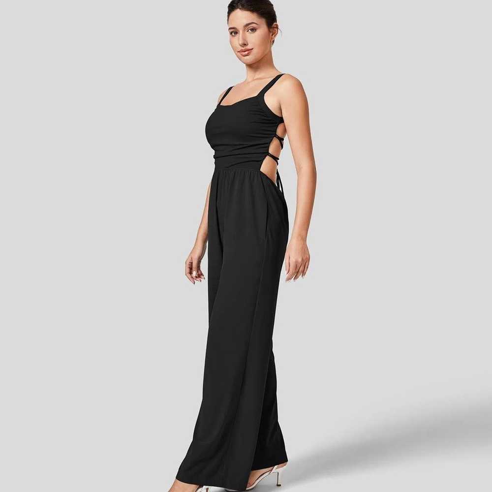 Black Backless Jumpsuit - image 4