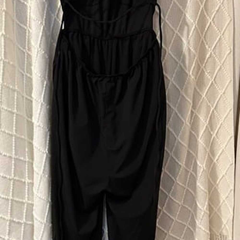 Black Backless Jumpsuit - image 5