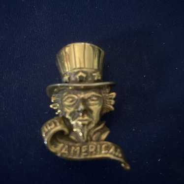 UNCLE SAM オールドデック　一個 A coin-operated arcade machine Uncle Sam Strength Tester