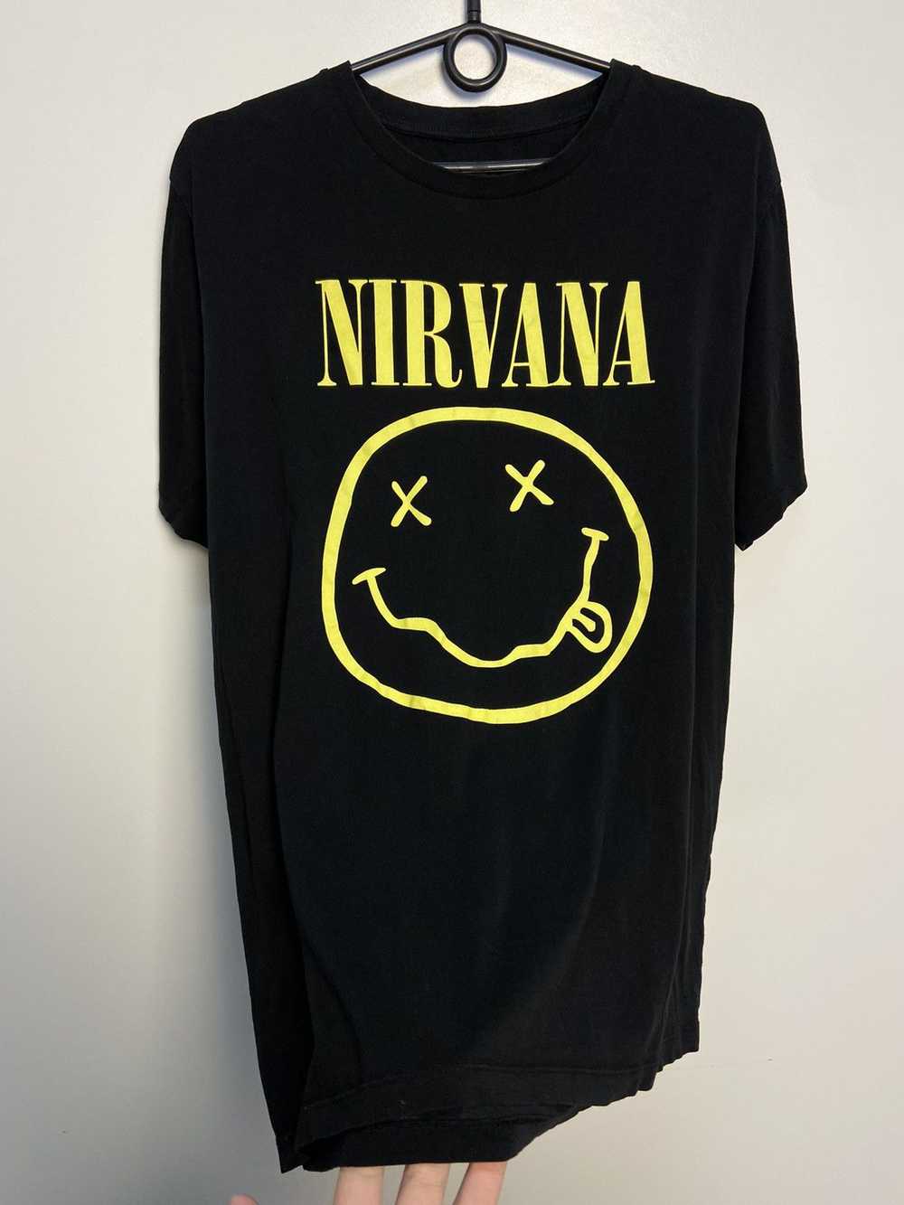 Band Tees × Nirvana × Rock T Shirt Nirvana Smile … - image 2