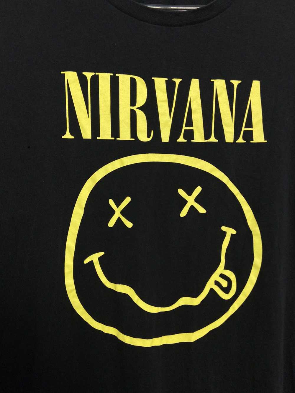 Band Tees × Nirvana × Rock T Shirt Nirvana Smile … - image 3