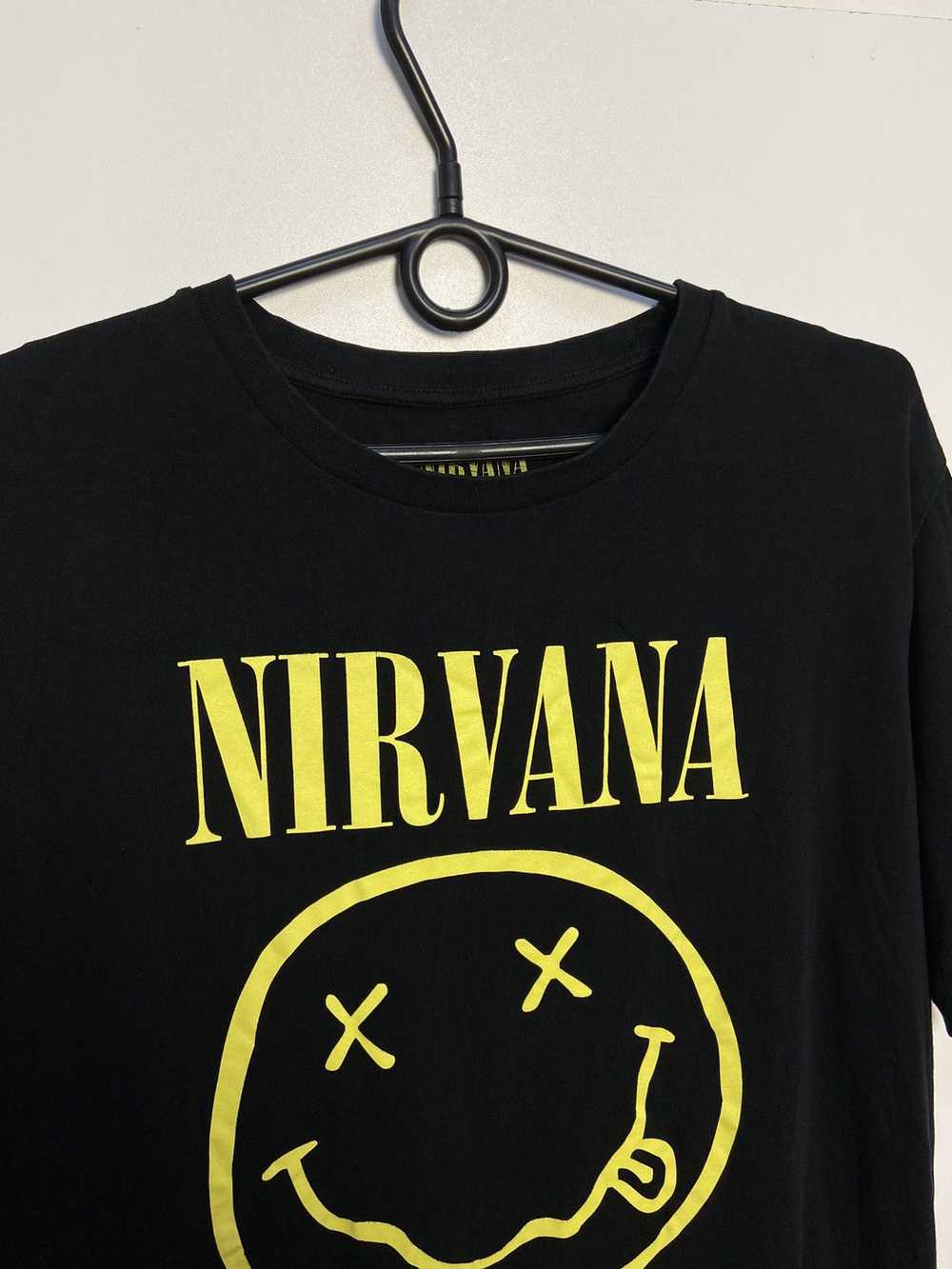 Band Tees × Nirvana × Rock T Shirt Nirvana Smile … - image 8