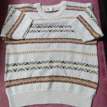 Short-sleeved sweater (vintage) - image 1