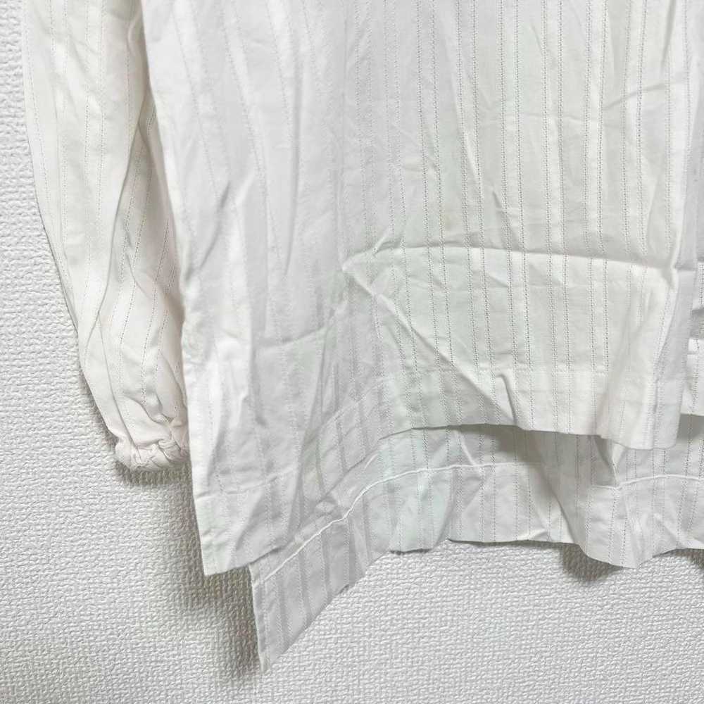 LAUTREAMONT Long Sleeve Blouse - White - Stripes … - image 4