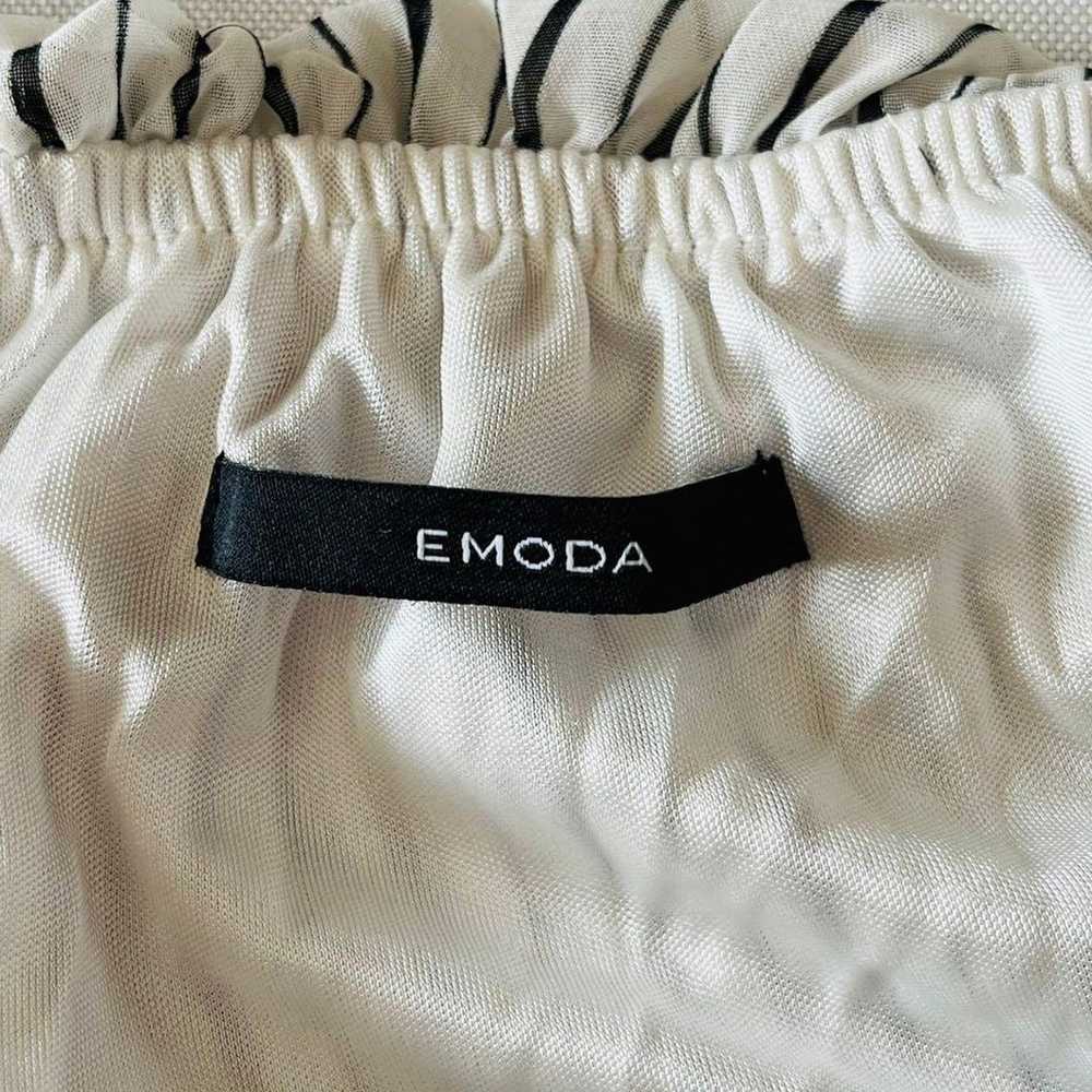 EMODA [F] EMODA Stripe Off-Shoulder Short Chiffon… - image 3