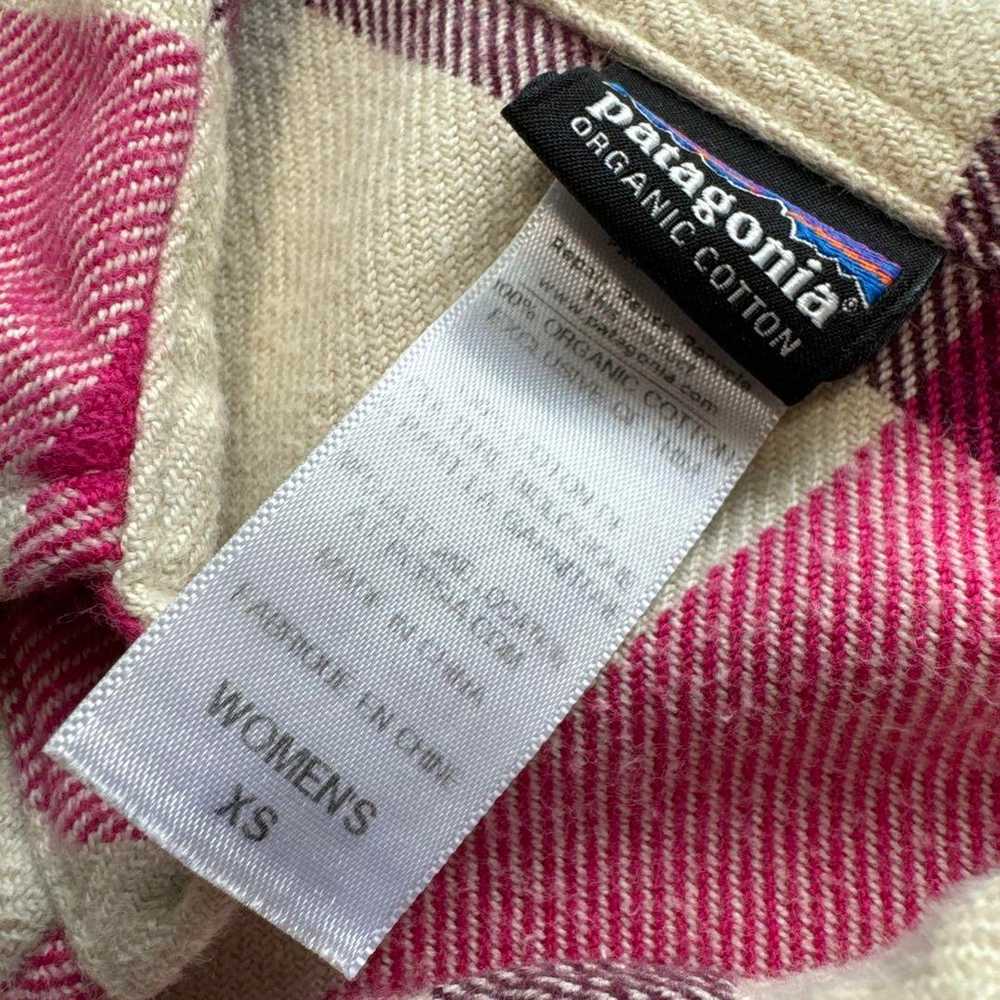 Patagonia Organic Cotton Flannel Shirt Women's XS - image 5