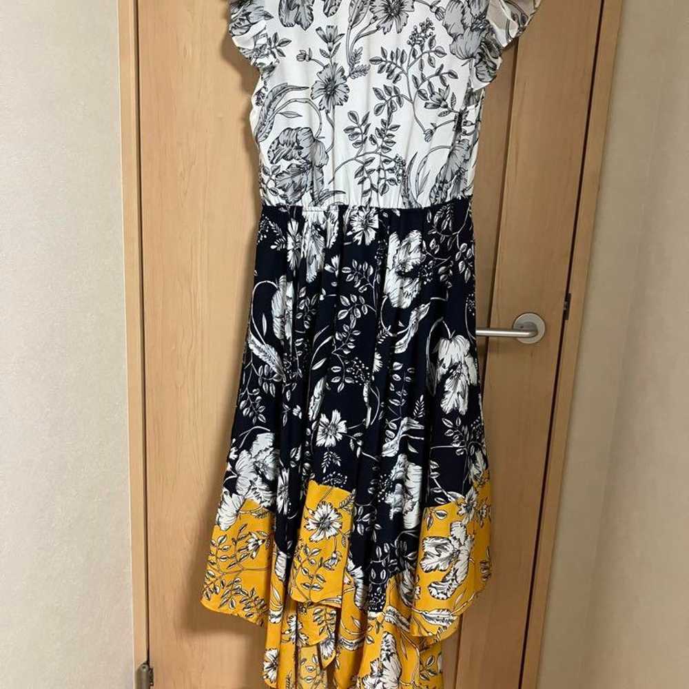 Floral sleeveless long dress - image 2