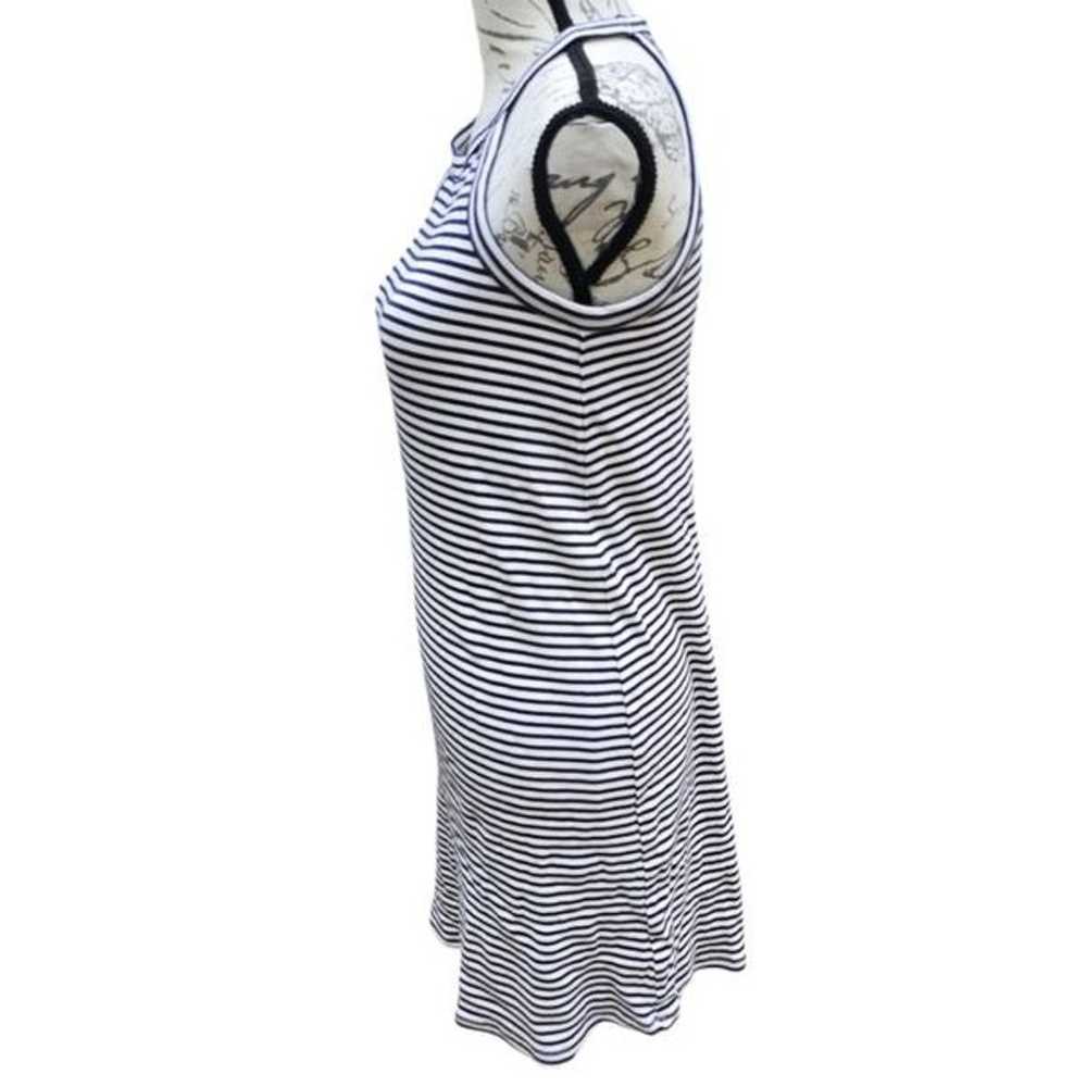 Madewell District Dress in Stripe Nightfall Small - image 3