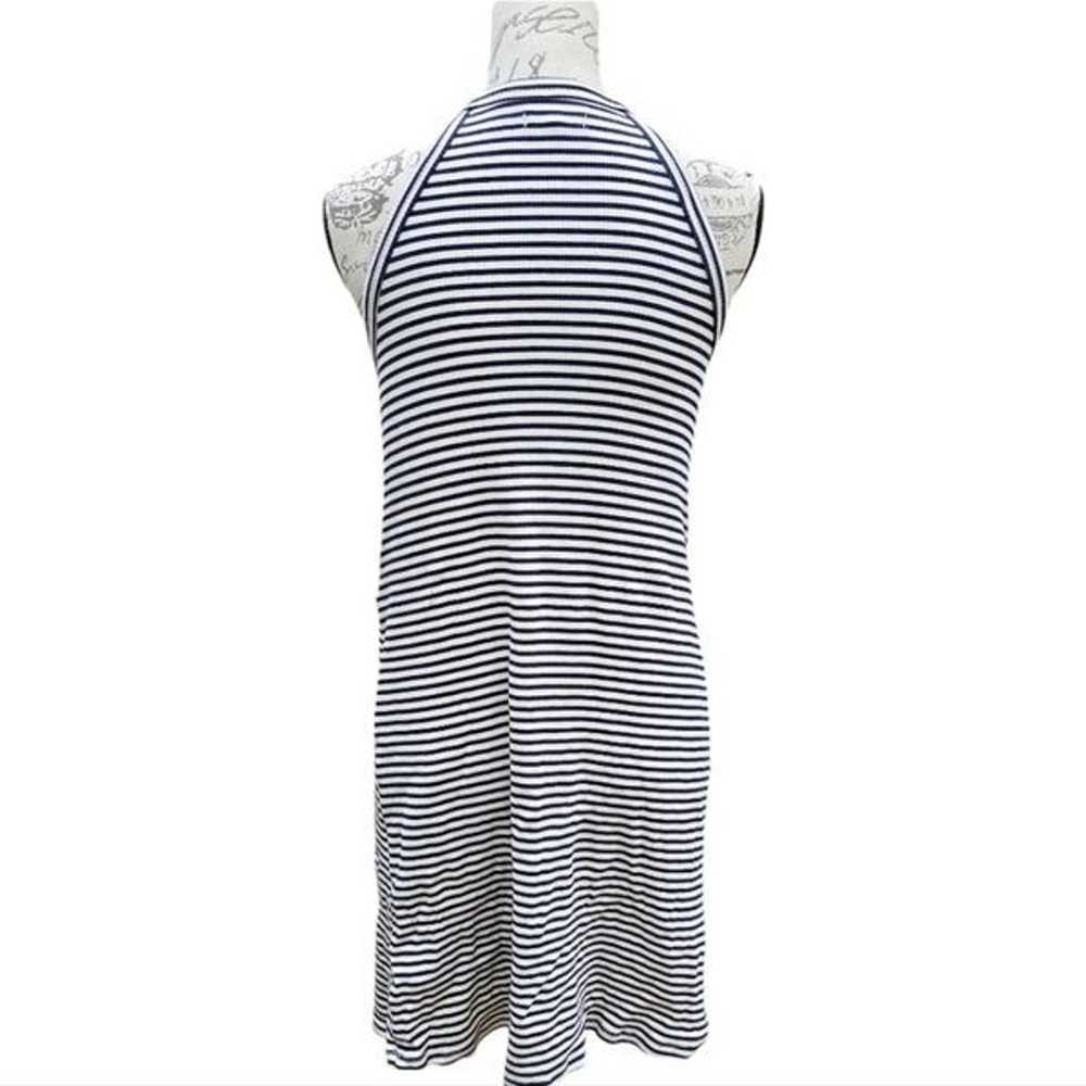 Madewell District Dress in Stripe Nightfall Small - image 5