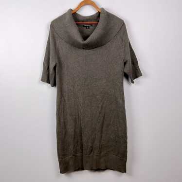 Banana republic angora blend short sleeve cowl nec