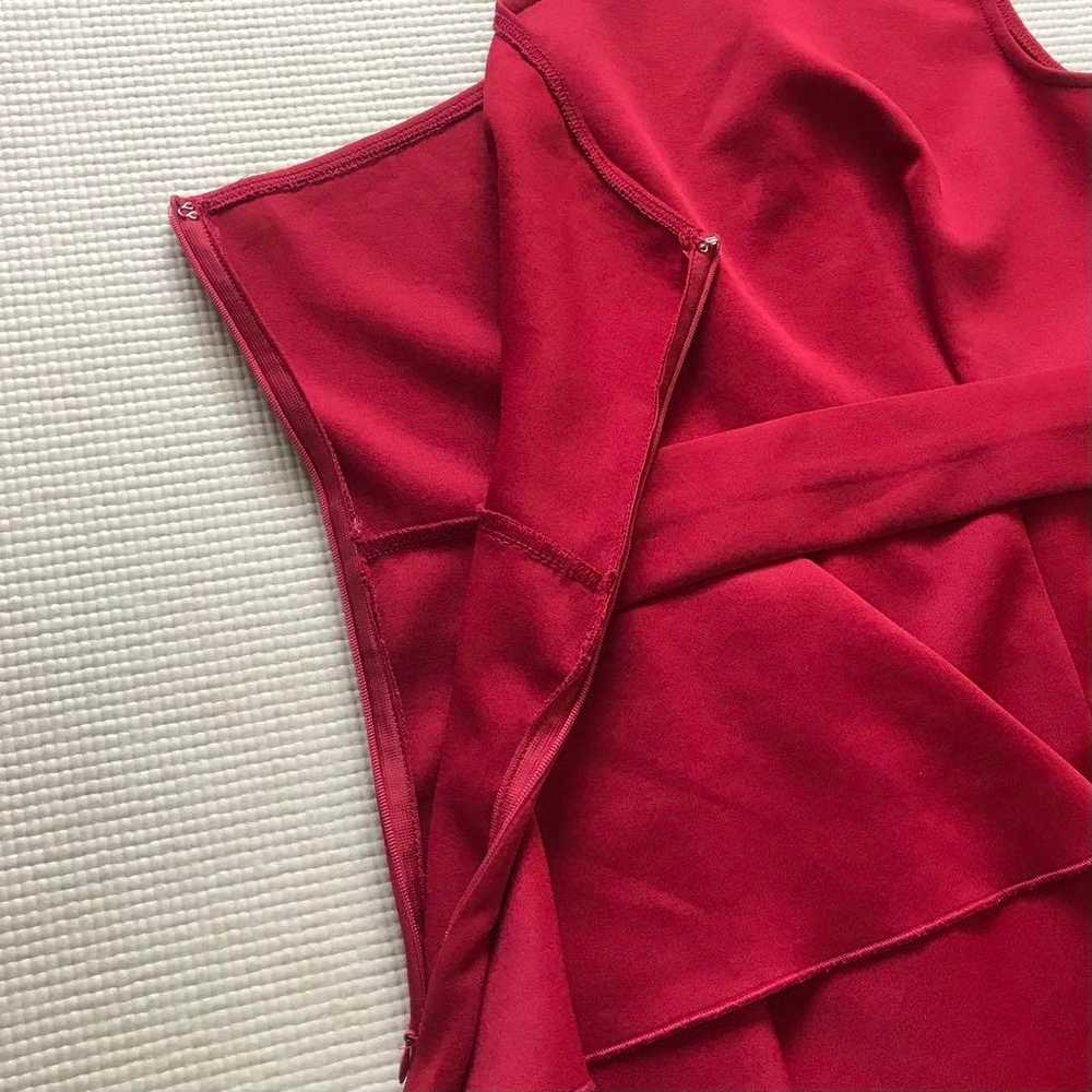 SHEIN One-Shoulder Long Dress Evening Dress Red W… - image 3