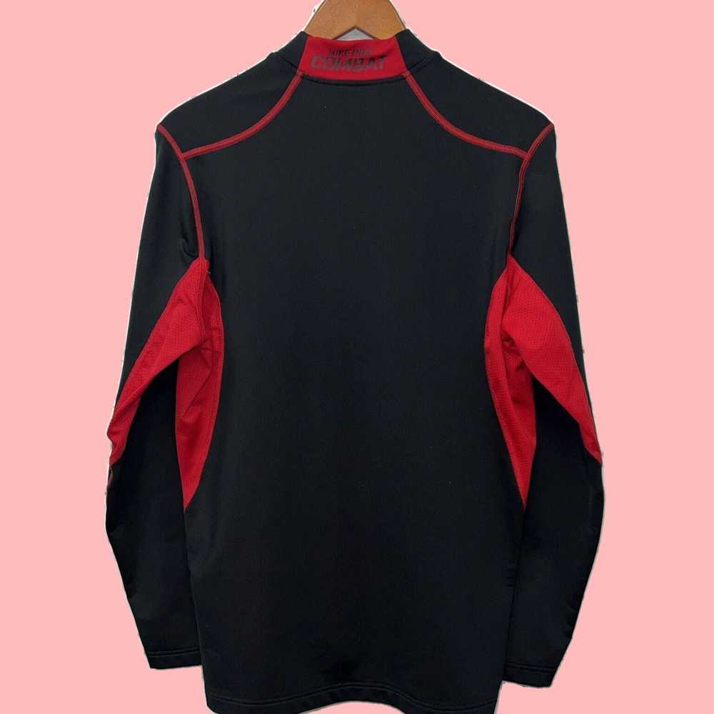 Nike Mens Red and Black Half Zip Pullover Fleece … - image 4