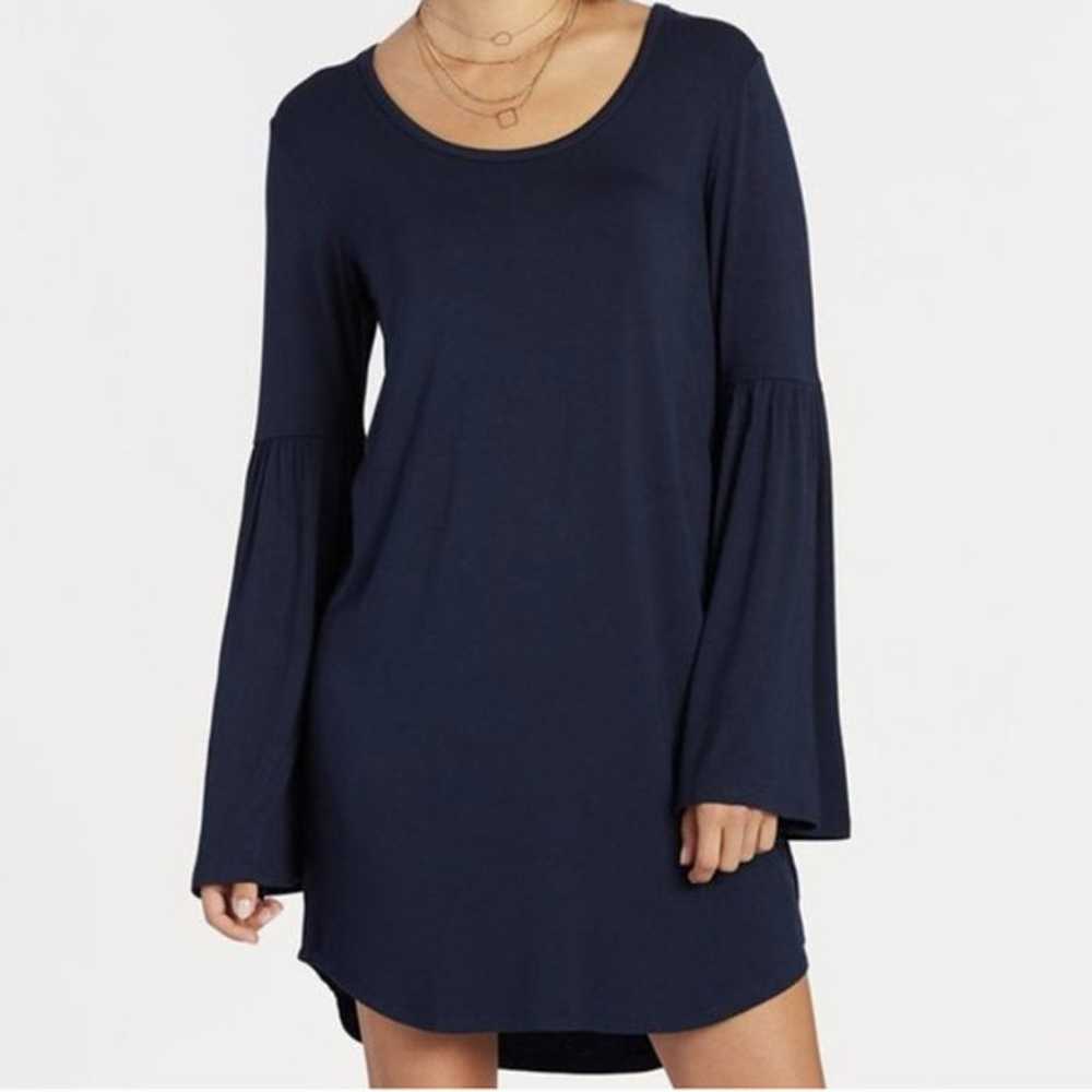 Chaser Cool Jersey Knit Bell Sleeve Scoop Neck Dr… - image 8