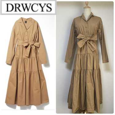 Dorothy's Tiered Long Sleeve Shirt Dress - image 1