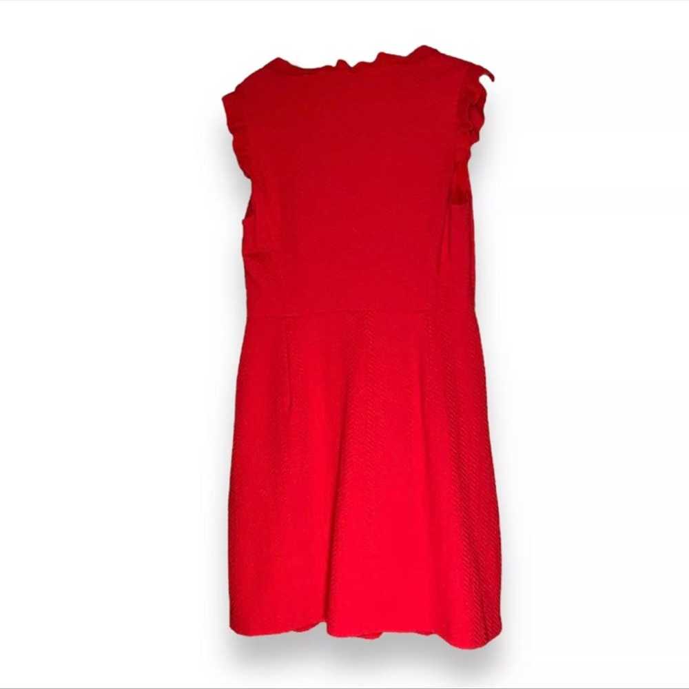 Anthropologie Tabitha Cherie Dress Size 12 Red Po… - image 4