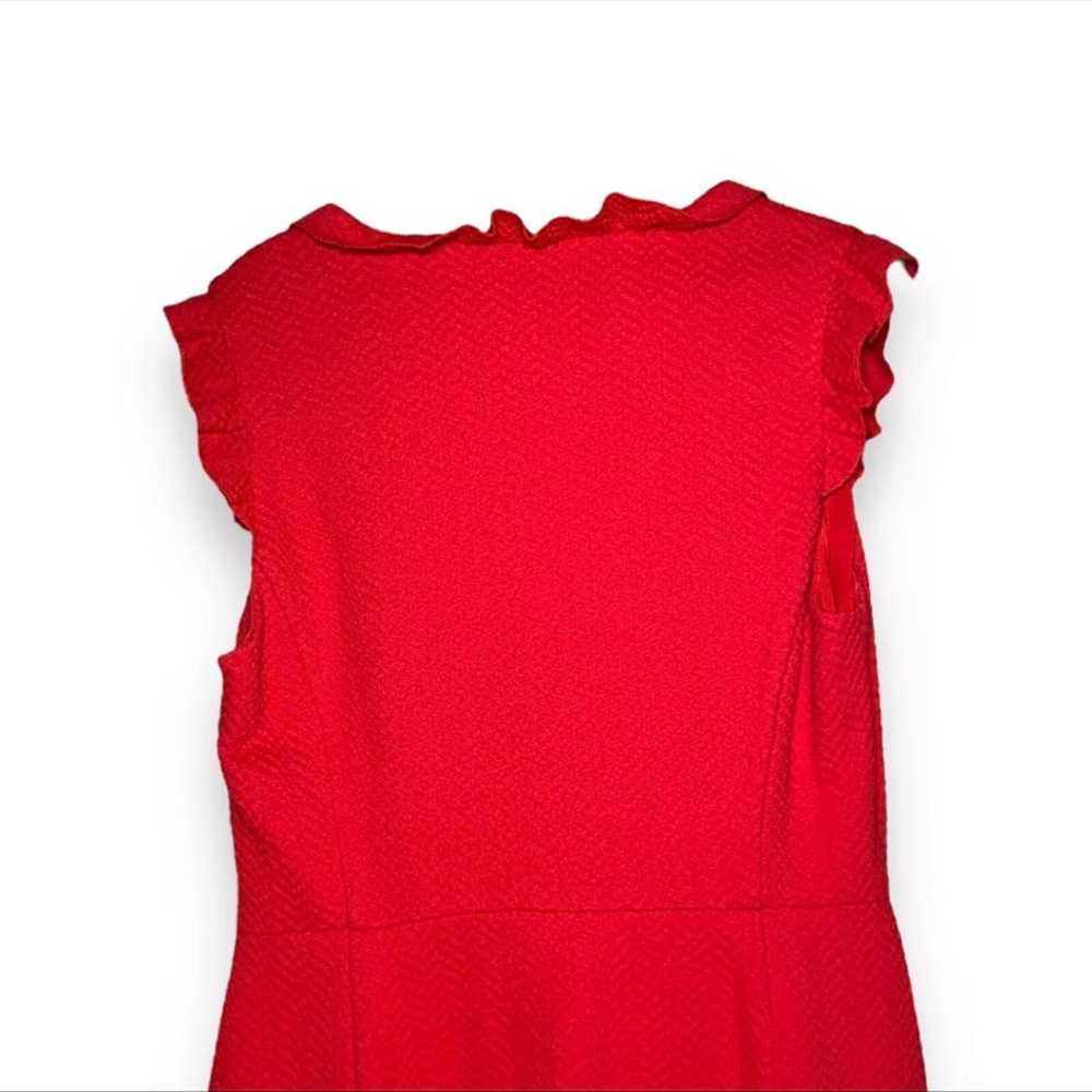 Anthropologie Tabitha Cherie Dress Size 12 Red Po… - image 6