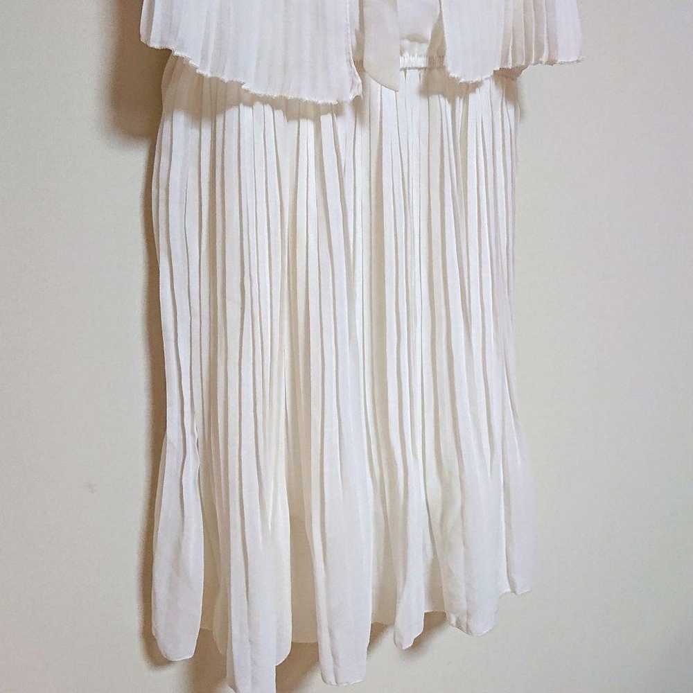 [Unused, Tagged] Chiffon Pleated Mini Dress Tunic… - image 5