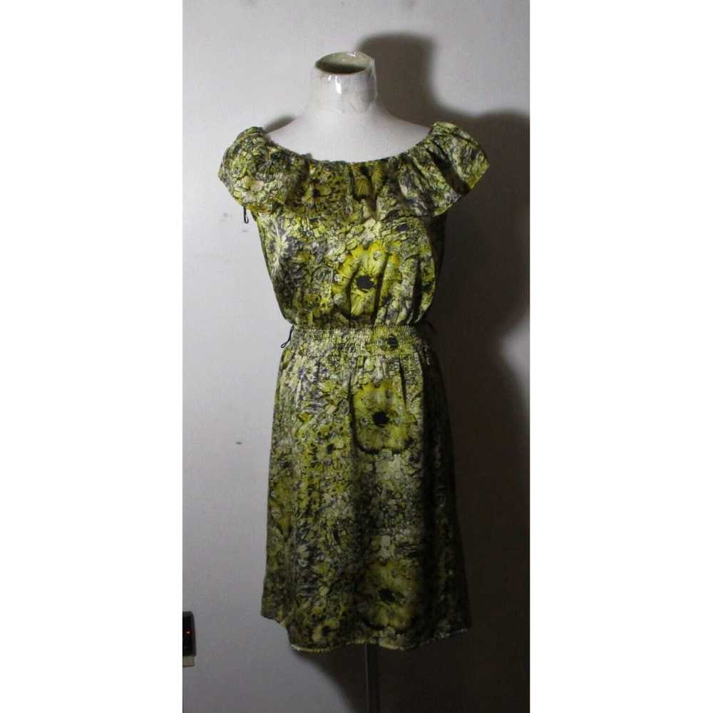 Vintage Elegant Green Sleeveless ALLEN B. Dress f… - image 1