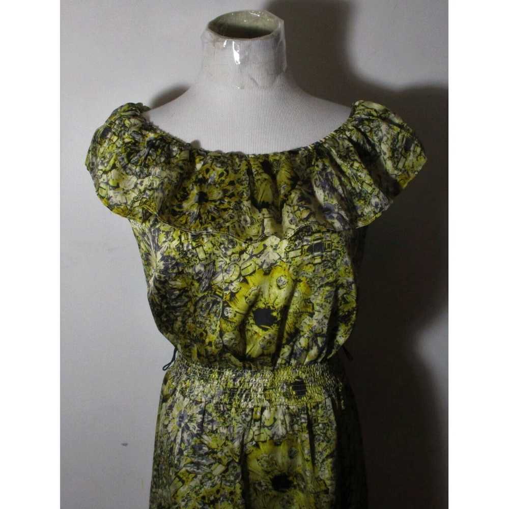 Vintage Elegant Green Sleeveless ALLEN B. Dress f… - image 2