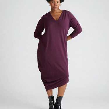 Universal Standard Long Sleeve Geneva Dress, Red, 