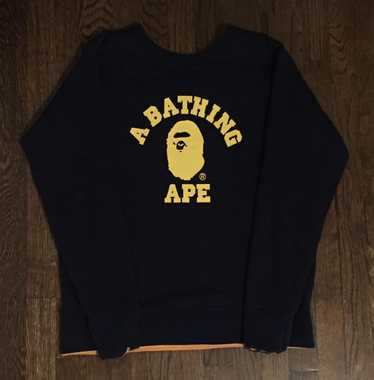 Bape Bape reversible crew neck sweatshirt