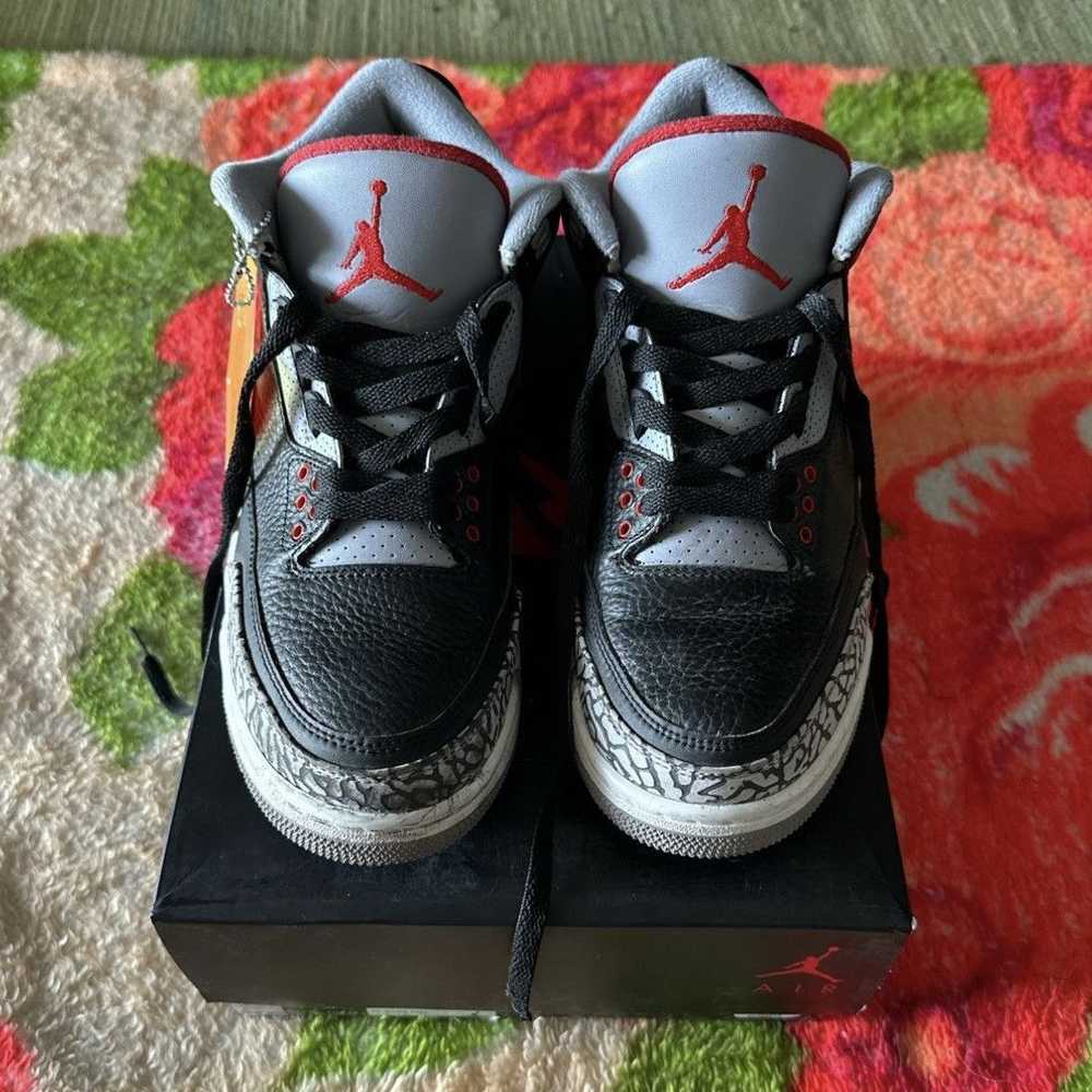 Jordan Brand × Nike Air Jordan 3 Retro Black Ceme… - image 2