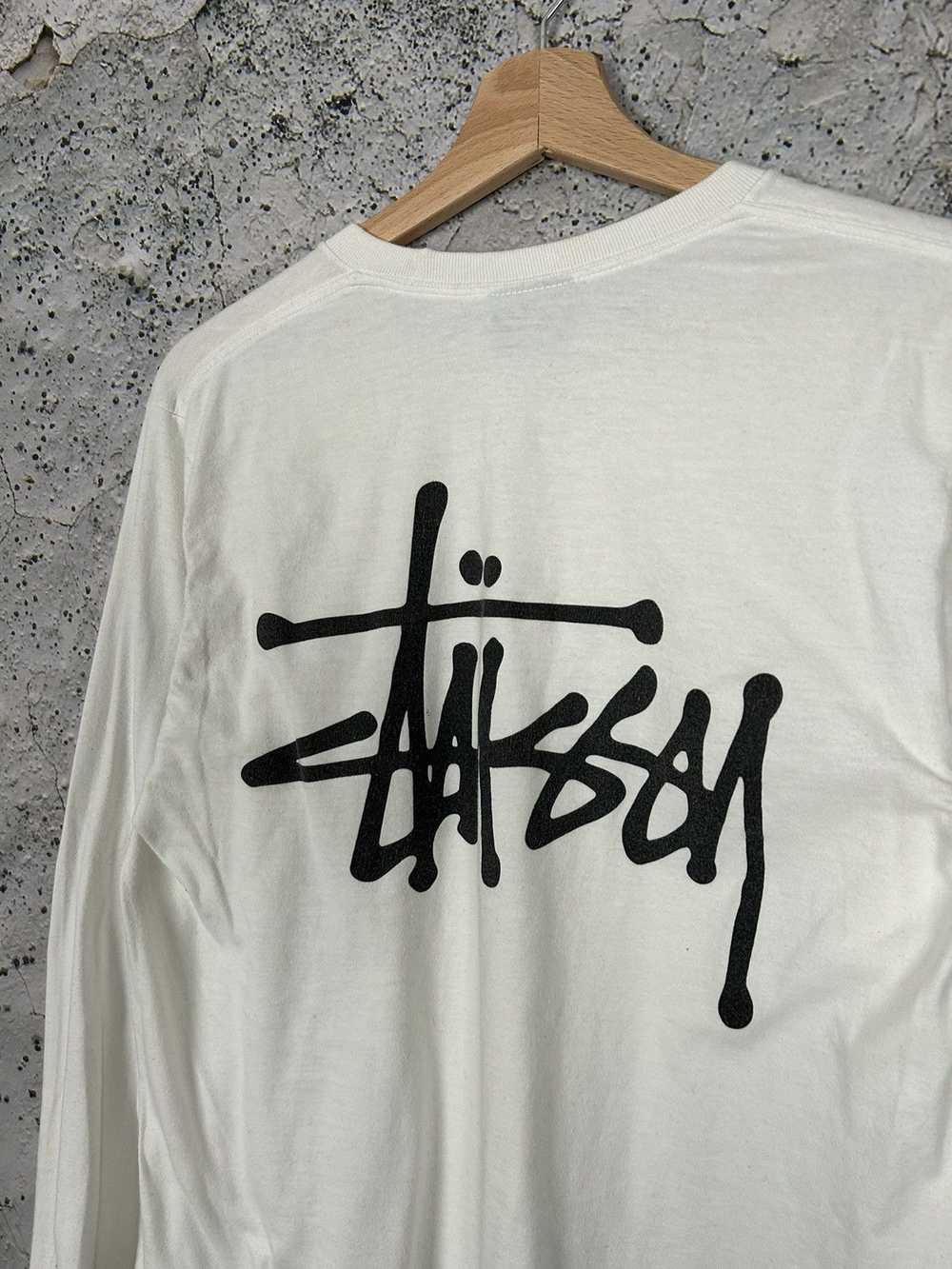 Streetwear × Stussy Stussy Logo Longsleeve Street… - image 2