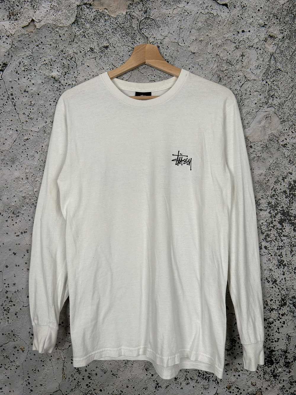 Streetwear × Stussy Stussy Logo Longsleeve Street… - image 3