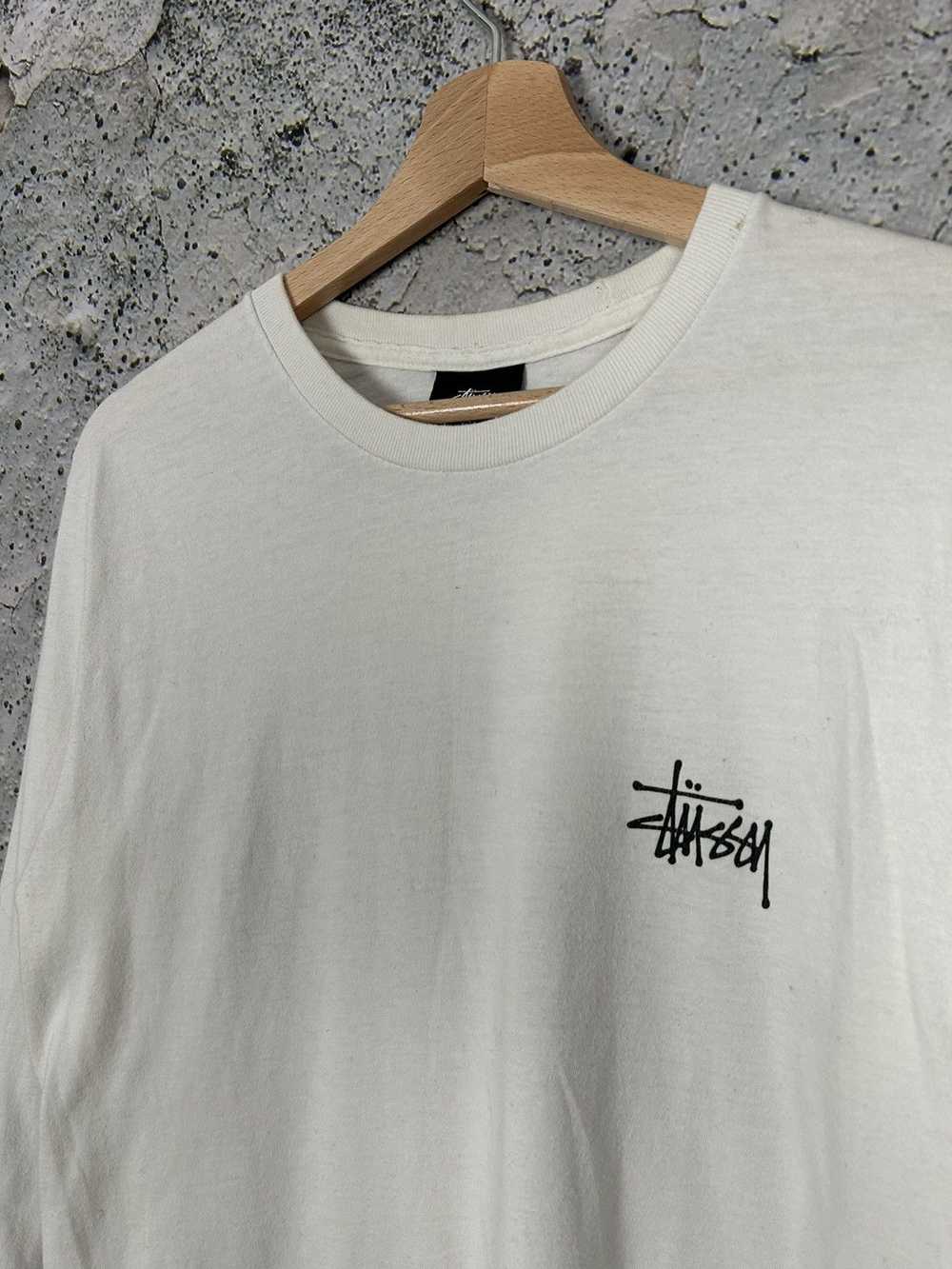 Streetwear × Stussy Stussy Logo Longsleeve Street… - image 4