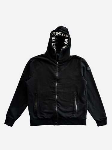 Moncler Moncler Black & White Maglia Zip Up Hoodie