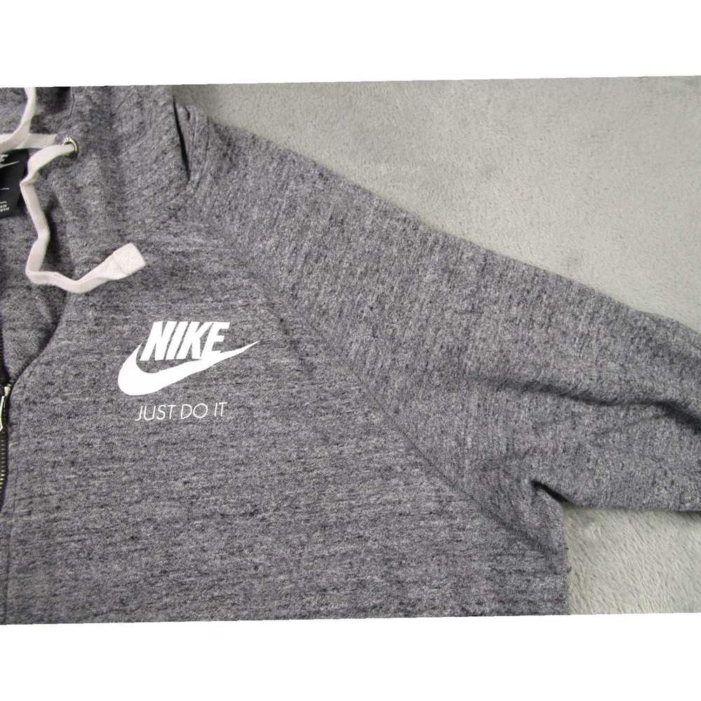 Nike Nike Gray Full Zip Lightweight Casual Hooded… - image 2