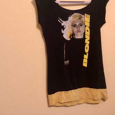 RARE: Vintage Blondie Off the Shoulder T-Shirt Dr… - image 1