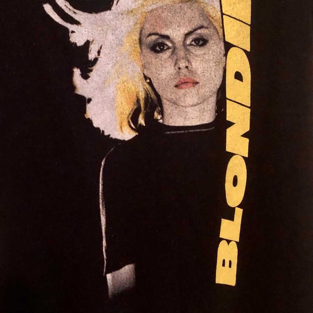 RARE: Vintage Blondie Off the Shoulder T-Shirt Dr… - image 2