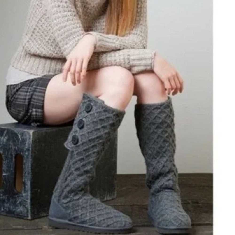 Ugg UGG Winter Boots Lattice Cardy 3066 High Roun… - image 9