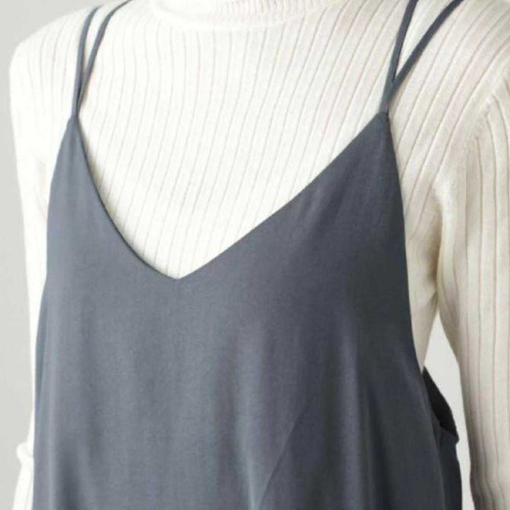 N. Natural Beauty Basic Gray Camisole Dress - image 4