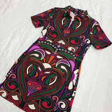 Desigual Colorful Abstract Pattern Dress L