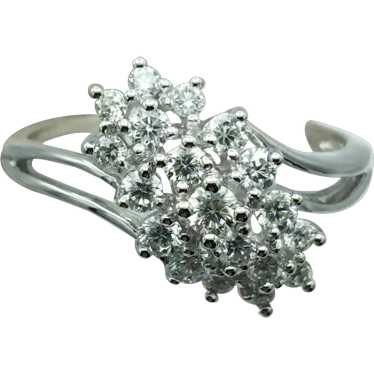 Sterling Silver Moissanite Ring