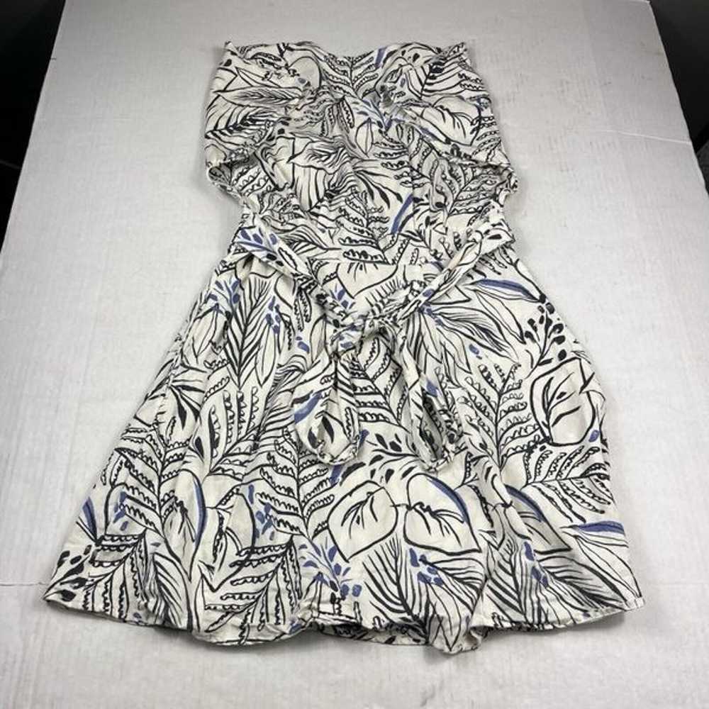 Marine Layer Camila Mini Dress Leaf Print Short S… - image 11